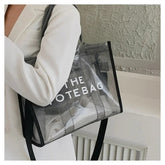 Ladies' Shoulder Tote Bag - Stylish, Clear, Crossbody Bag