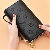 Ladies Wallet, Elegant Personal Storage, Portable Storage, Large Capacity Wallet, Double Layer Cell Phone Bag