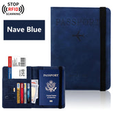 Passport Holder for Travel Essentials Passport Wallet Cover Case for Travel Accessories, Passport Book Holders for Women and Men