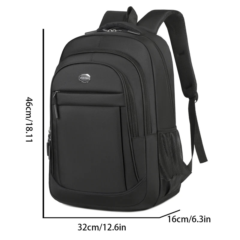 Large capacity school backpack for boys and girls. Large capacity backpack for men and women for travel, outdoors, sports, commuting and office.