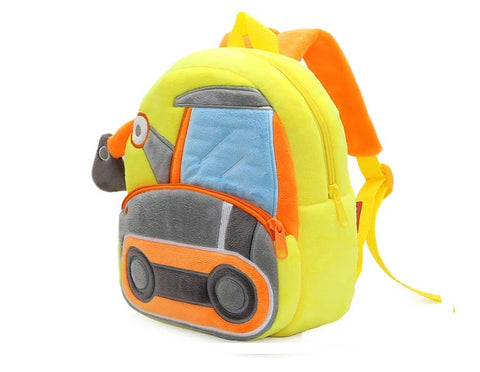 Children's Plush Backpack - 16 Different Work Machine Models