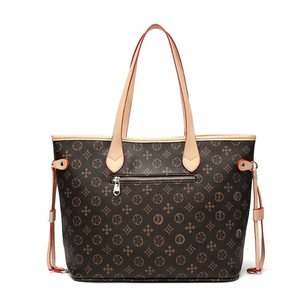 Ladies' Large Capacity Tote Bag - Fashionable Floral Design
