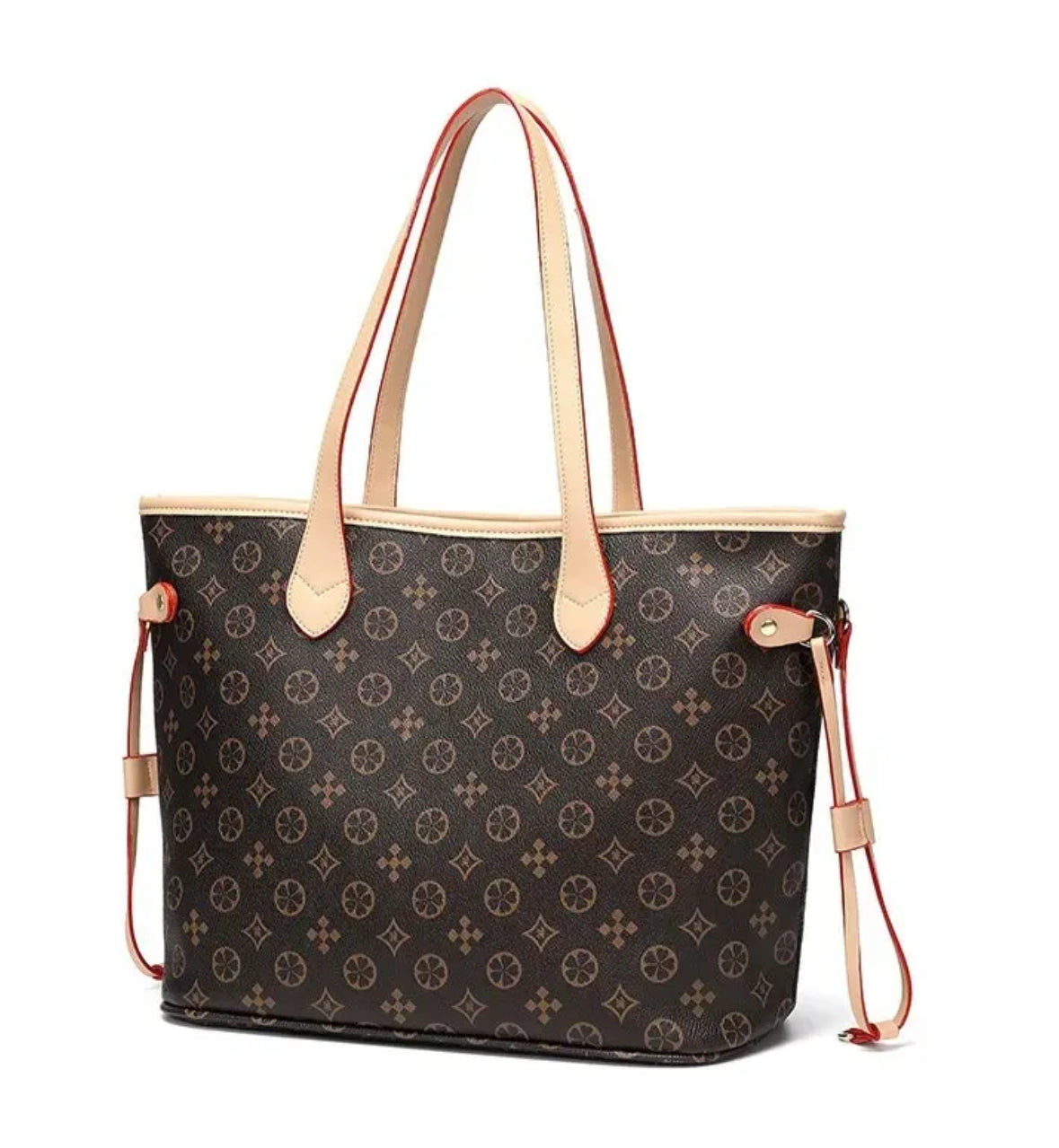 Ladies' Large Capacity Tote Bag - Fashionable Floral Design