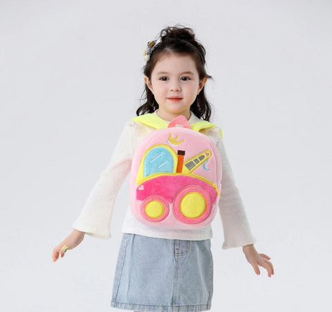 Children's Plush Backpack - 16 Different Work Machine Models
