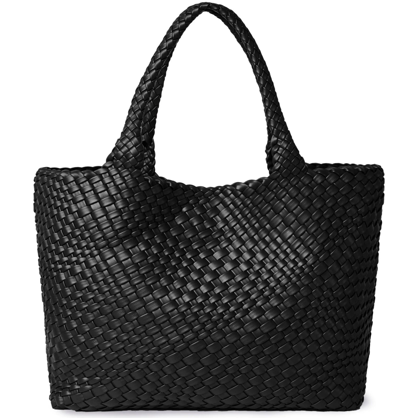 Woven Tote Bag - Large Shoulder Handbag