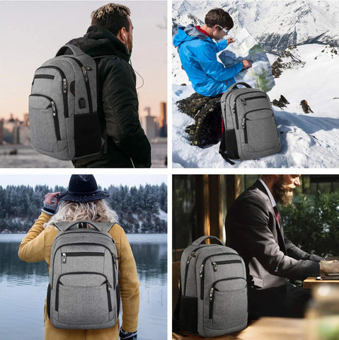 Large Capacity Backpack - Fits in 15.6 Inch Laptop