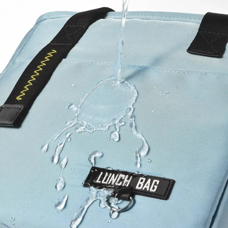 Insulated Bento Lunch Box - Thermal Bag, Large Capacity, Food Storage Bags, Zipper Container, Cooler Travel Bag, Picnic Handbags, Water Resistant material, Lunch bag for men, women, children, office worker, campers, outdoor enthusiast 