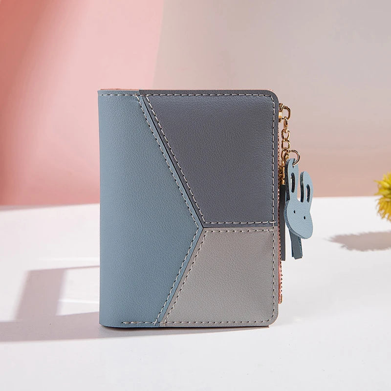 Women's Wallet - PU Leather Ladies Wallet Purses Card Holder Foldable Portable Coin purses for schoolgirls