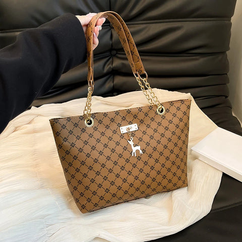 2025 Summer New Presbyopic Handbag Shoulder Bag Large Capacity Tote Bag Women'S Bag