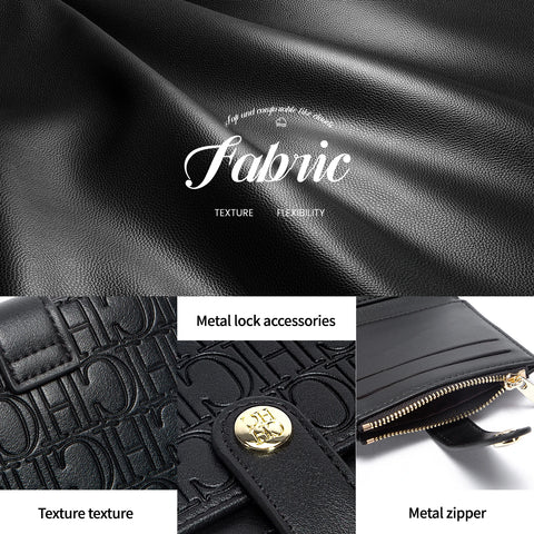 Women Universal Wallet - Fashion Classic Retro, Designer Look, Letter Printed, Portable Card Bag, Wallet