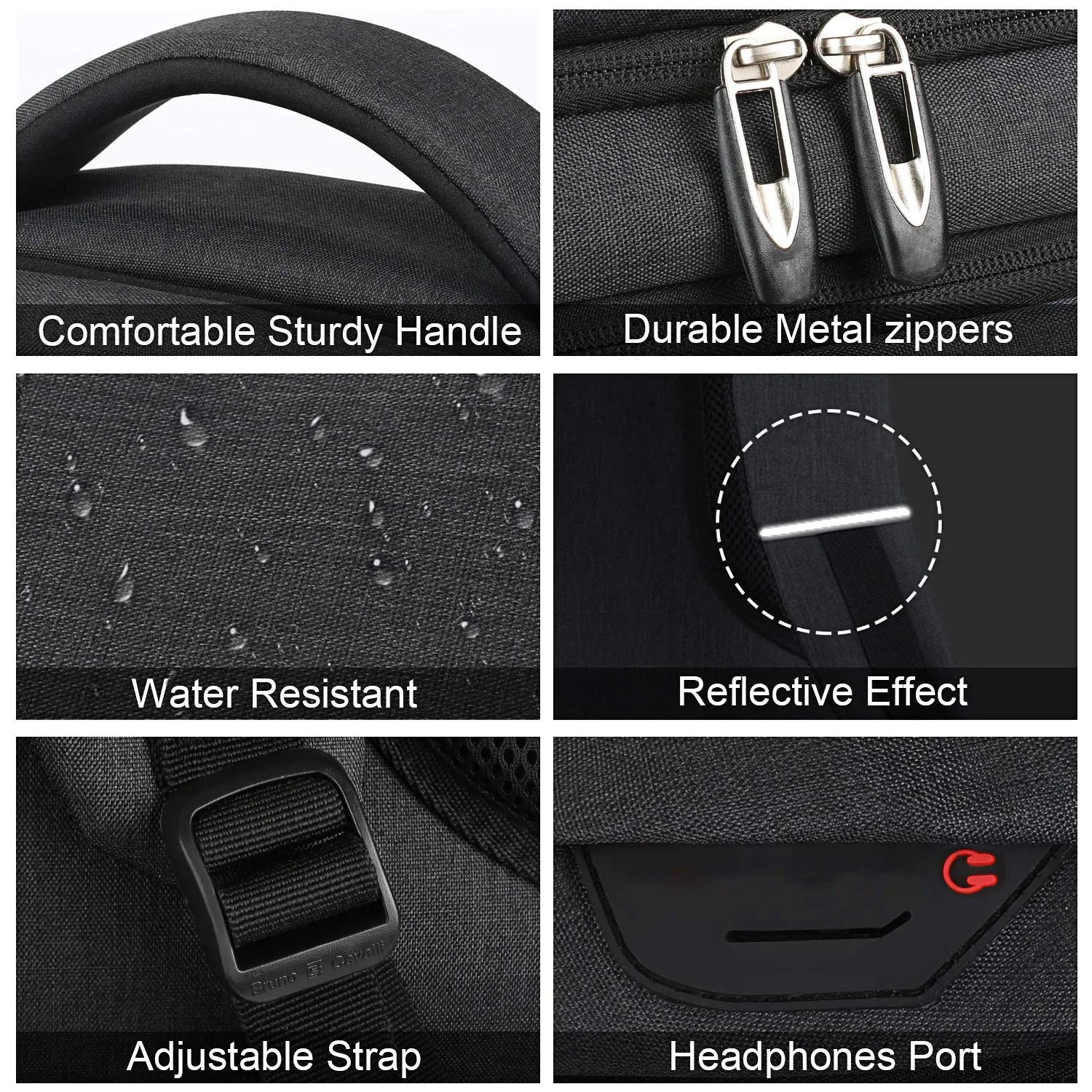 Large Capacity Men Backpack. Suitable for 15.6 Inch Laptop, IPAD or Tablet. Highly versatile use as Travel, Urban, Business, School, Casual, Outdoor and Sports bag. Ergonomic design, USB Port, durable material, water resistant.