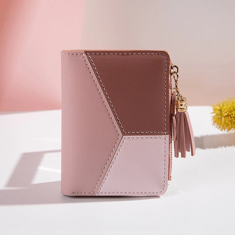 Women's Wallet - PU Leather Ladies Wallet Purses Card Holder Foldable Portable Coin purses for schoolgirls