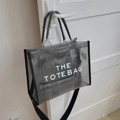 Ladies' Shoulder Tote Bag - Stylish, Clear, Crossbody Bag  