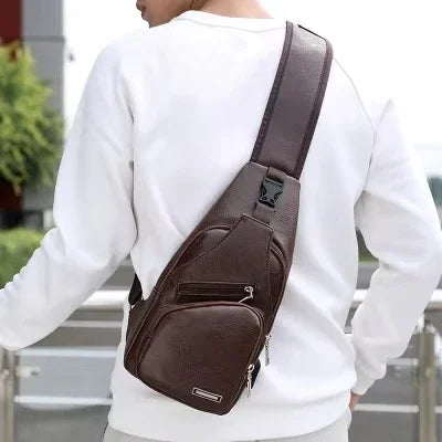 Men's Urban Chest Bag - Large Capacity Crossbody  