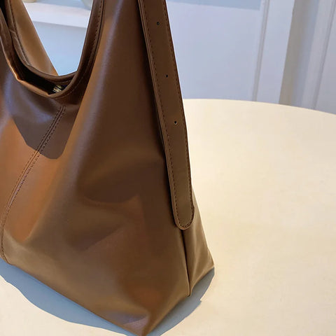 Ladies' Shoulder Bag - Retro Large Tote Bag