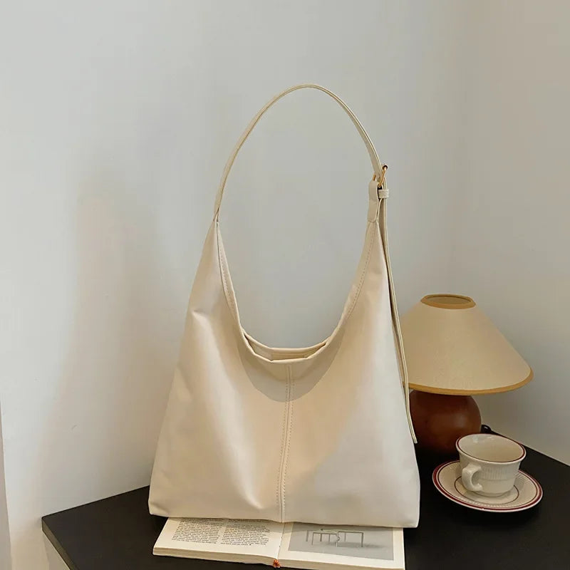 Ladies' Shoulder Bag - Retro Large Tote Bag