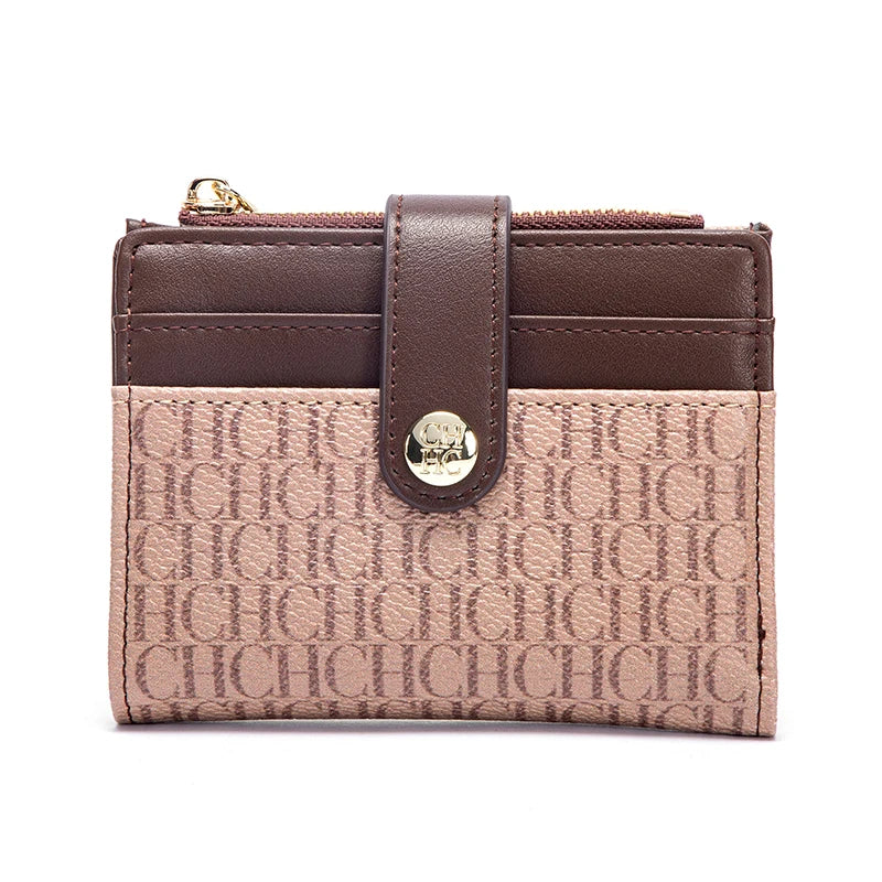 Women Universal Wallet - Fashion Classic Retro, Designer Look, Letter Printed, Portable Card Bag, Wallet