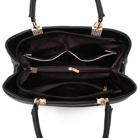 Ladies Messenger Bag with Flower Pendant Designer Look Crossbody Shoulder Bags 2025