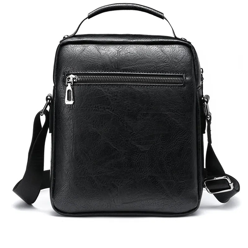 Men Crossbody Bag, Men Shoulder Bag with Top Handle, Top Selling Model, Designer Brand Look, Zipper Handbags, Large Capacity PU Leather Bag for Male Messenger Tote Bags 