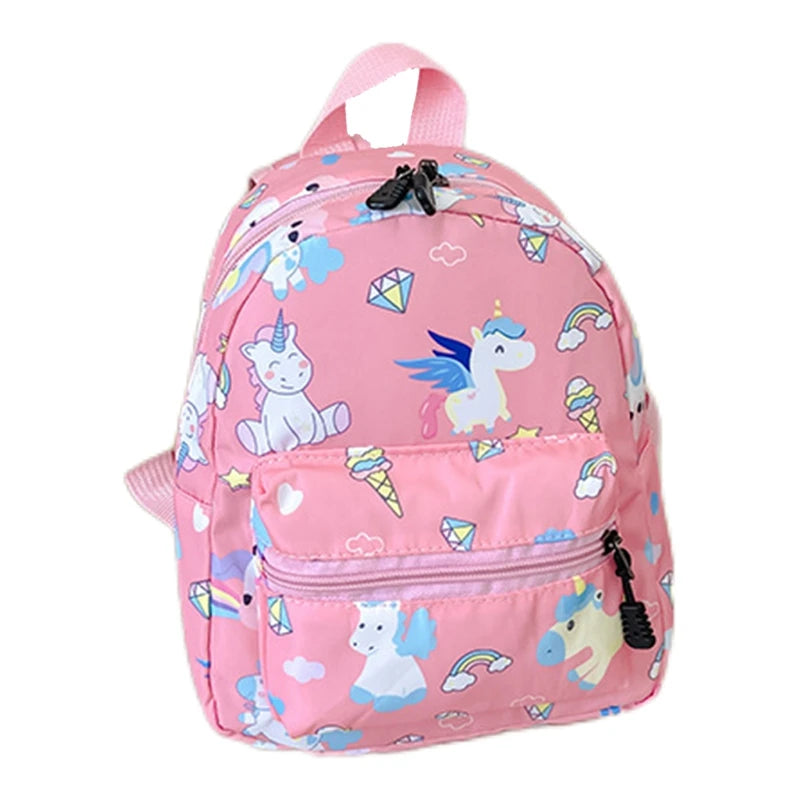Children's Cartoon Dinosaur Backpack, Cute schoolbag for kindergarten and primary school, waterproof kids bookbags, Animal Bag for boys and girls 
