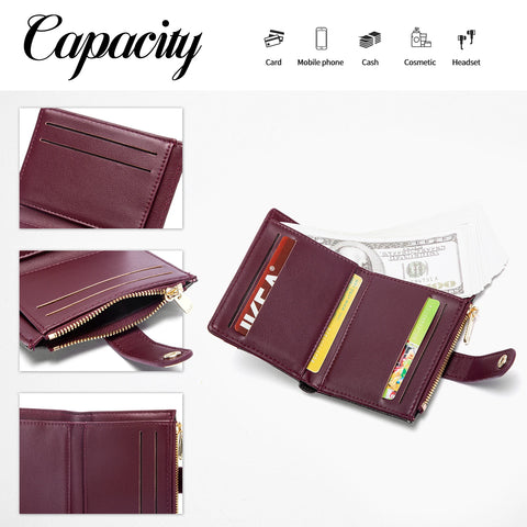 Women Universal Wallet - Fashion Classic Retro, Designer Look, Letter Printed, Portable Card Bag, Wallet