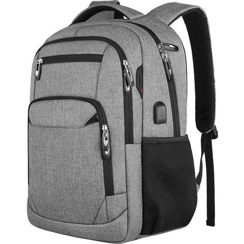 Large Capacity Men Backpack. Suitable for 15.6 Inch Laptop, IPAD or Tablet. Highly versatile use as Travel, Urban, Business, School, Casual, Outdoor and Sports bag. Ergonomic design, USB Port, durable material, water resistant.