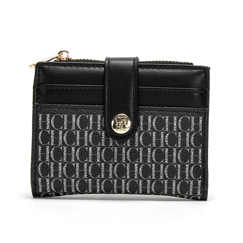 Women Universal Wallet - Fashion Classic Retro, Designer Look, Letter Printed, Portable Card Bag, Wallet