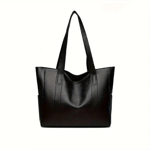 Ladies' Retro Style Tote Bag - Vintage Large Shoulder Bag