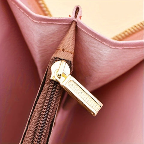 Ladies Wallet, Elegant Personal Storage, Portable Storage, Large Capacity Wallet, Double Layer Cell Phone Bag