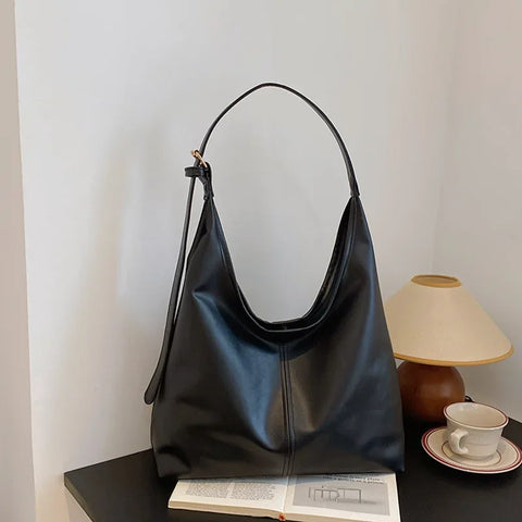Ladies' Shoulder Bag - Retro Large Tote Bag