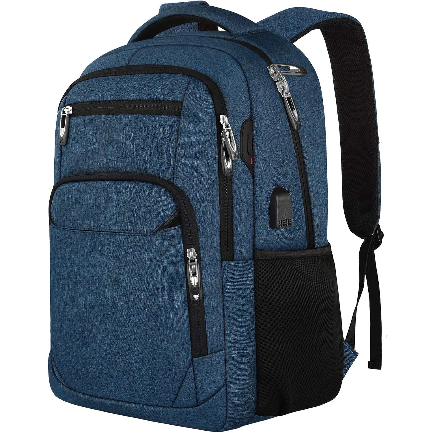 Large Capacity Men Backpack. Suitable for 15.6 Inch Laptop, IPAD or Tablet. Highly versatile use as Travel, Urban, Business, School, Casual, Outdoor and Sports bag. Ergonomic design, USB Port, durable material, water resistant.
