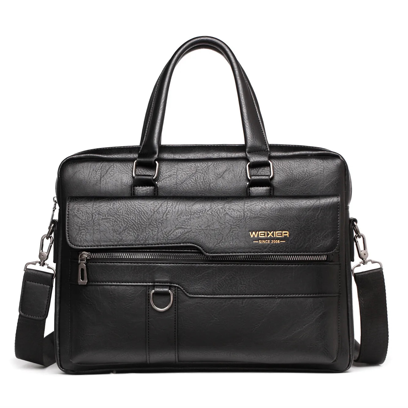 Men's Briefcase. Business Shoulder Messenger Bag. 14 Inch Laptop Bag
