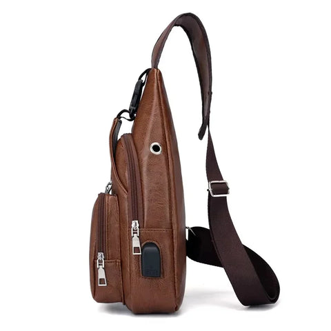 Men's Urban Chest Bag - Large Capacity Crossbody  