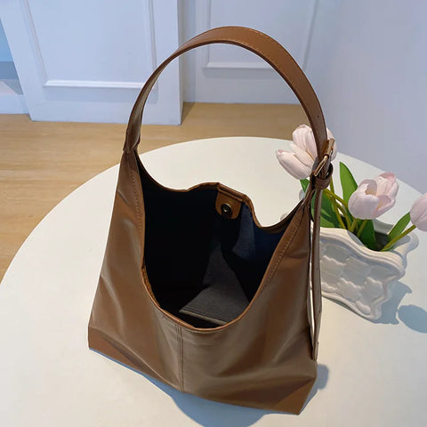 Ladies' Shoulder Bag - Retro Large Tote Bag