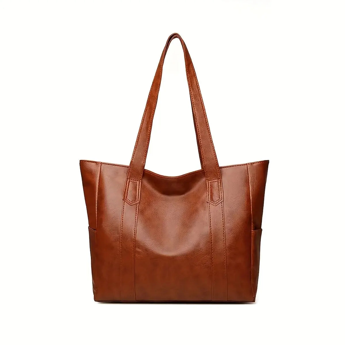 Ladies' Retro Style Tote Bag - Vintage Large Shoulder Bag