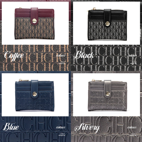 Women Universal Wallet - Fashion Classic Retro, Designer Look, Letter Printed, Portable Card Bag, Wallet