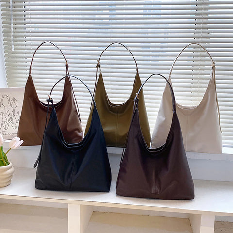 Ladies' Shoulder Bag - Retro Large Tote Bag