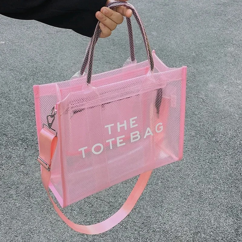 Ladies' Shoulder Tote Bag - Stylish, Clear, Crossbody Bag
