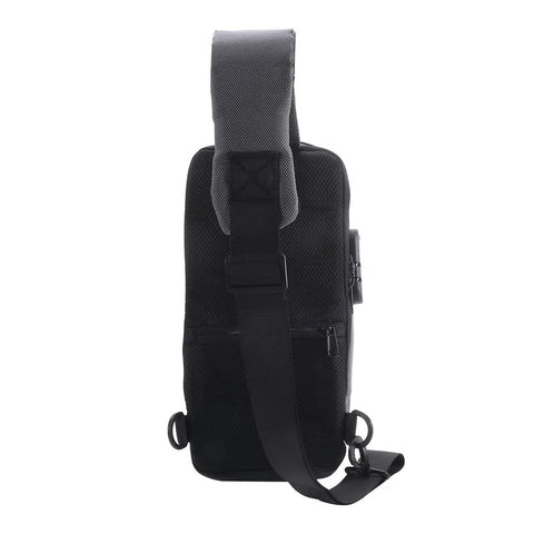 Men's Crossbody Bag - Anti-Theft Shoulder Bag with Combination Lock