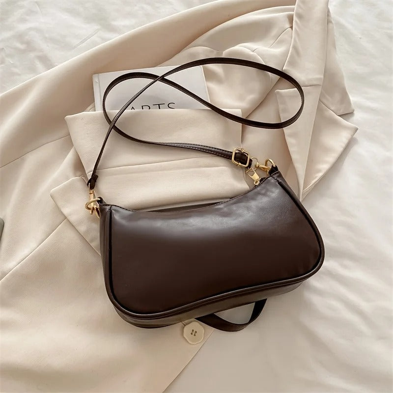 Crossbody Handbag - Vintage Style with Letter M Initial