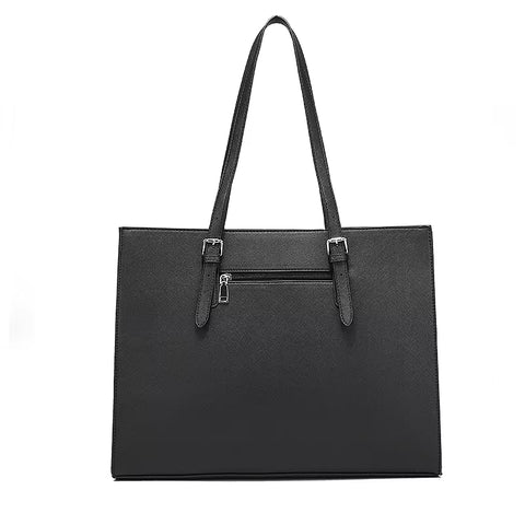 Ladies Laptop Bag - Large Capacity Business Tote Handbag