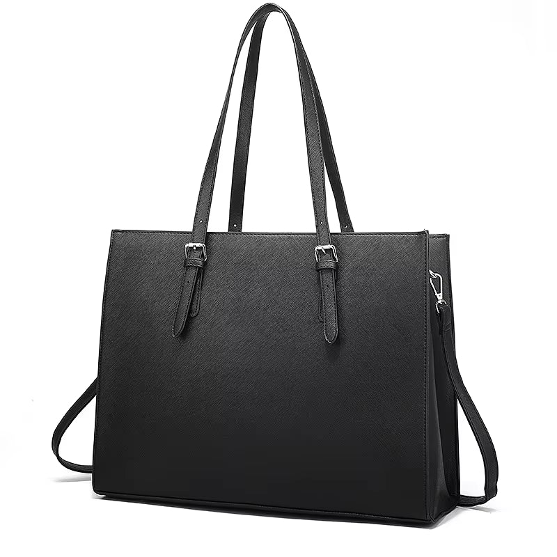 Ladies Laptop Bag - Large Capacity Business Tote Handbag