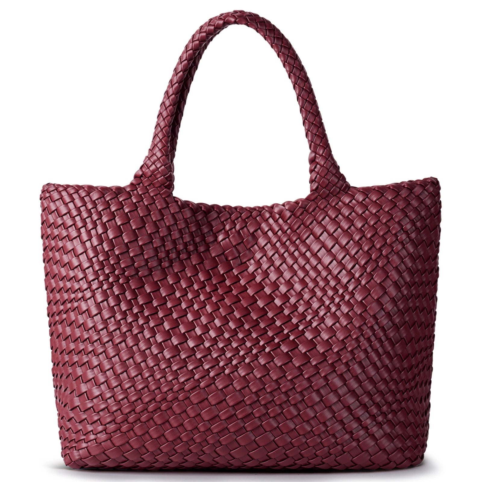 Woven Tote Bag - Large Shoulder Handbag